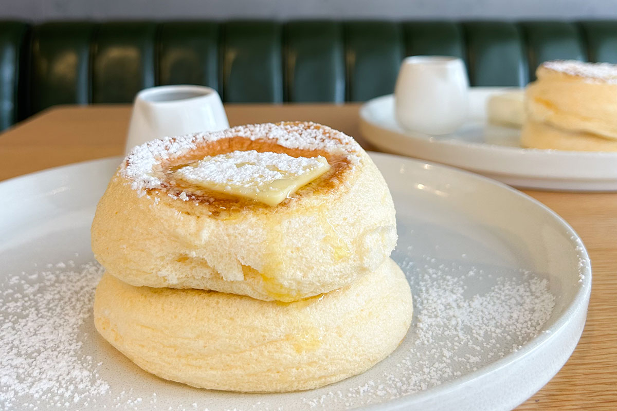 Soufflé pancakes, Sens Fusion, Southport (Image: © 2024 Inside Gold Coast)