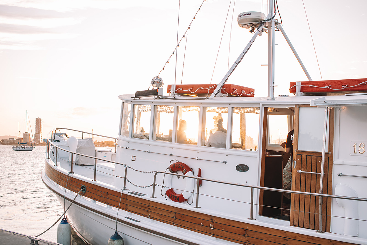 Rosie Boat Gold Coast Boat Charter Inside Gold Coast