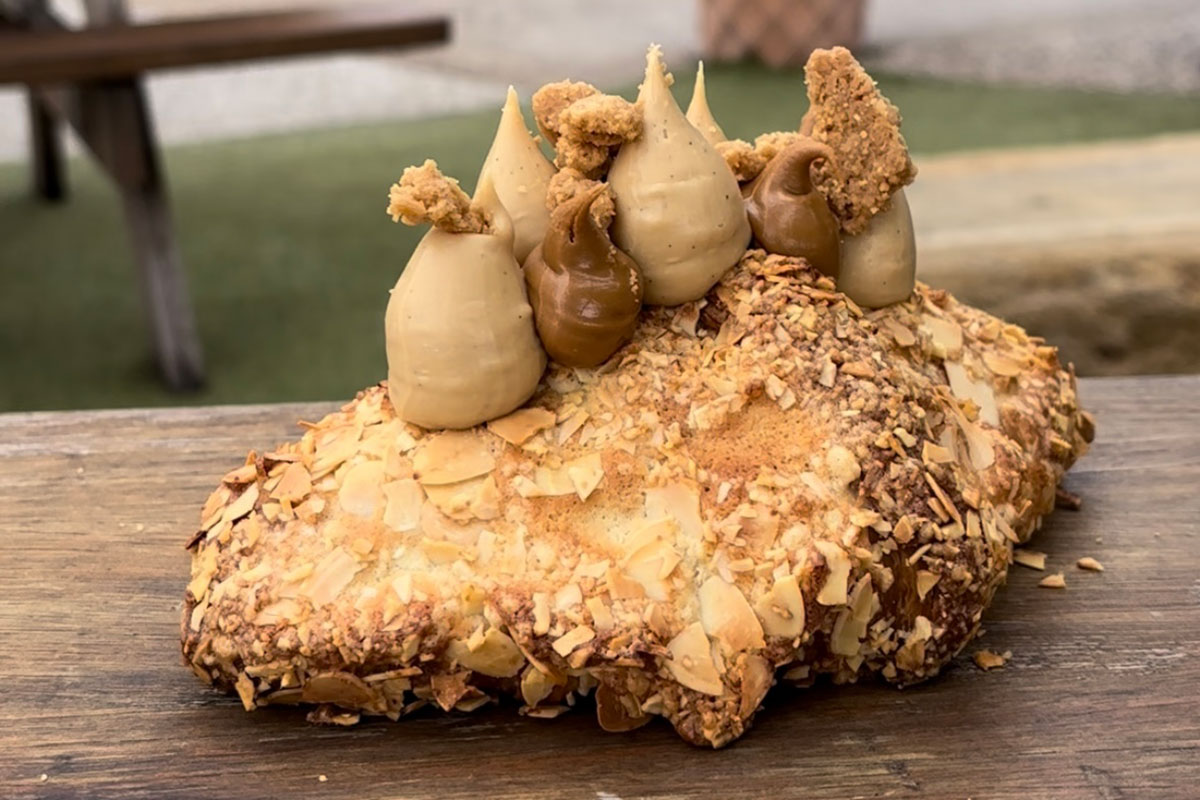 Biscoff Croissant, Custard Canteen, Palm Beach (Image: © 2024 Inside Gold Coast)