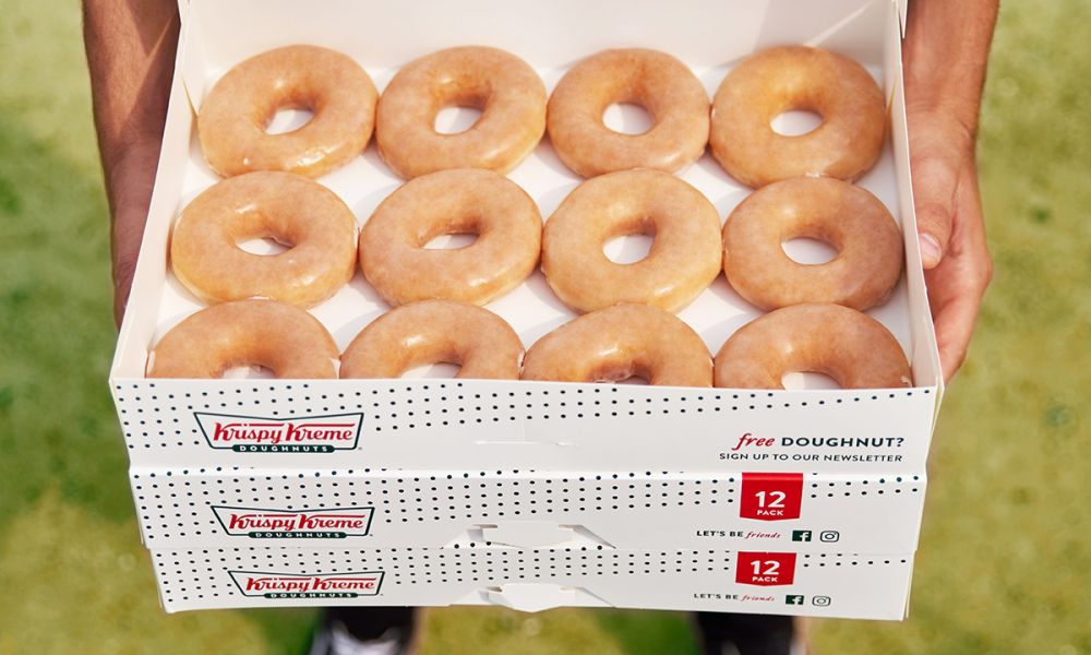 100,000 FREE Original Glazed Doughnuts at Krispy Kreme image