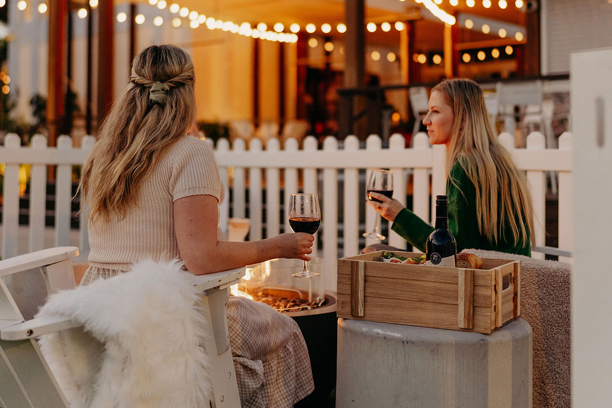 Firepits at The Lawn, Garden Kitchen & Bar, The Star Gold Coast (image supplied)