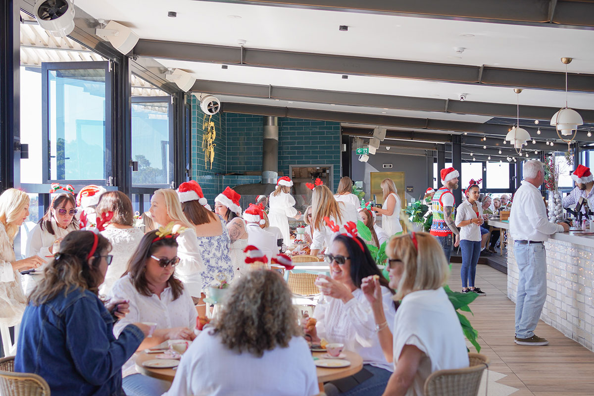 Festive High Tea, Aviary Rooftop Bar, Southport (image supplied)
