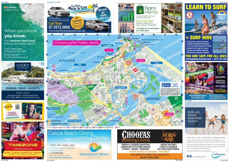 gold coast tourist map