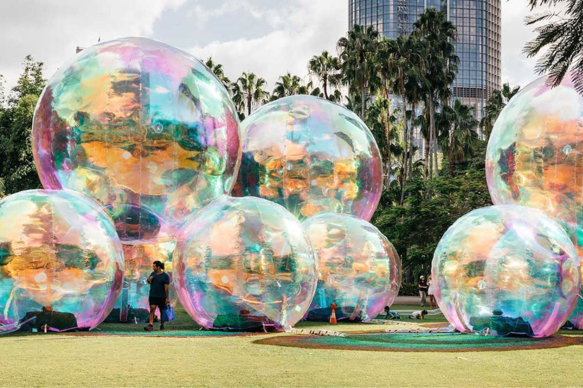 Pacific Fair. Evanescent Bubbles (image supplied)