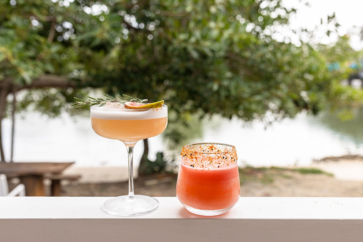 Cocktails at Tarte Beach House (image by Nosh by Jade Quinlivan)