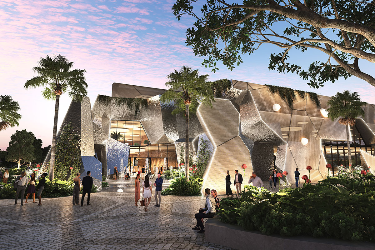 Renders of the propose Lyric Theatre at HOTA (image supplied)