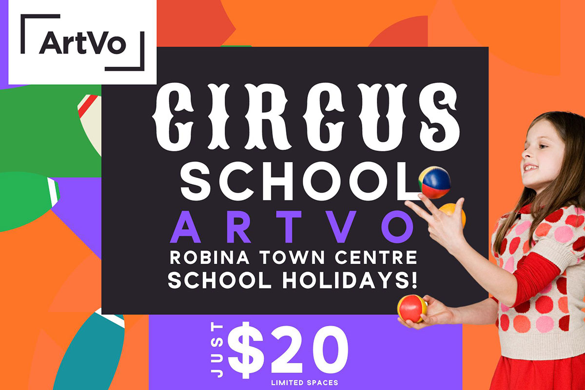 Circus School at ArtVo (image supplied)