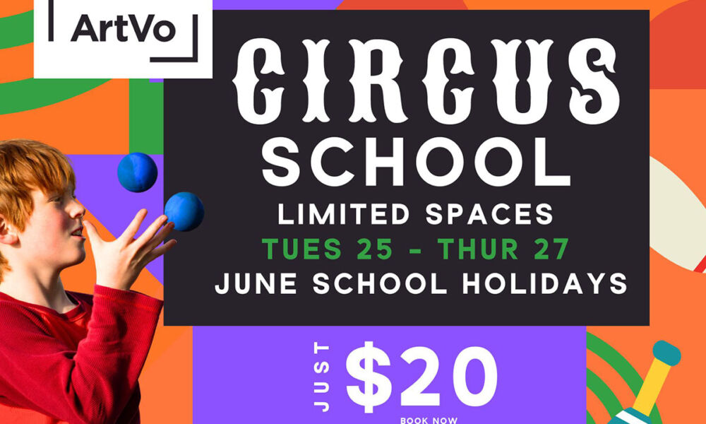 Circus School at ArtVo Plus Glow Room Dance Party! image