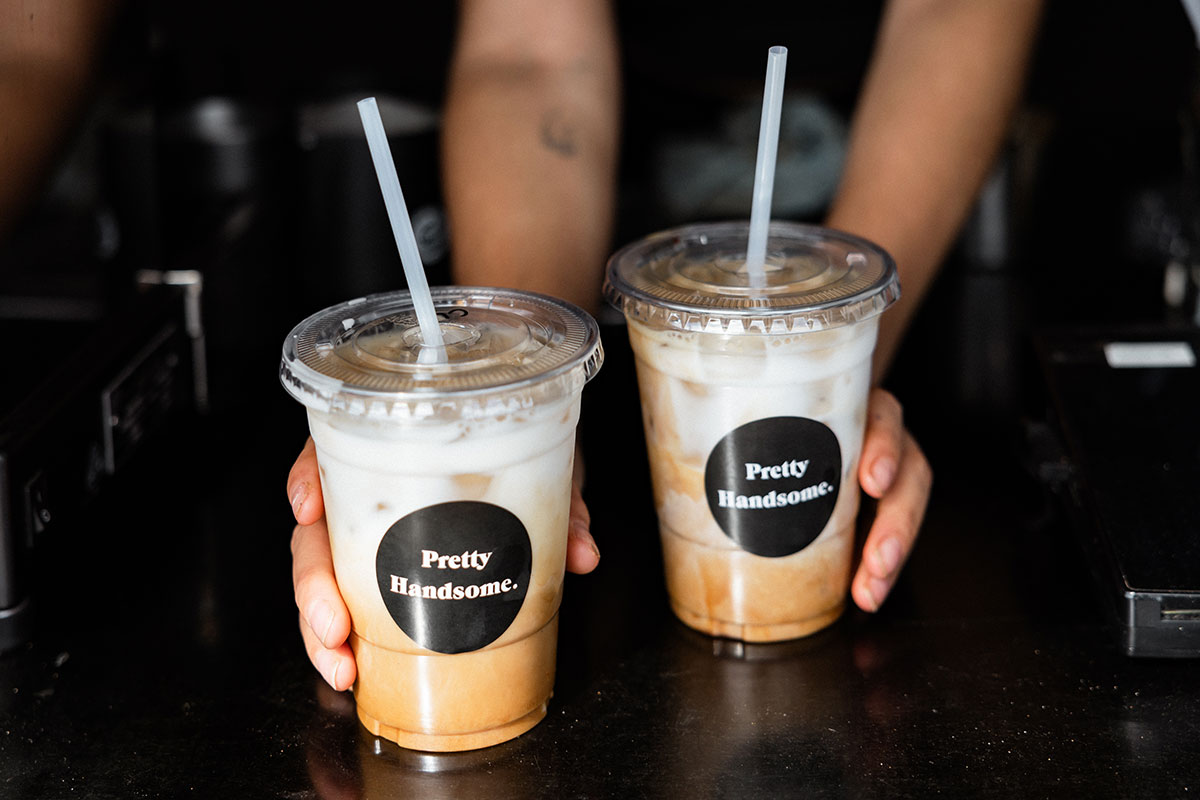 Iced coffees at Pretty Handsome, Miami (Image: © 2024 Inside Gold Coast)