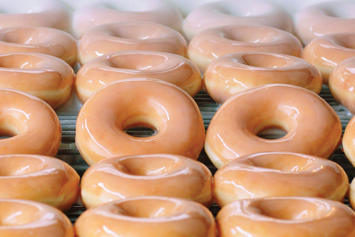 Krispy Kreme Original Glazed Doughnuts (image supplied)