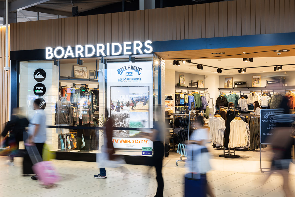 Boardriders store, Gold Coast Airport (image supplied)