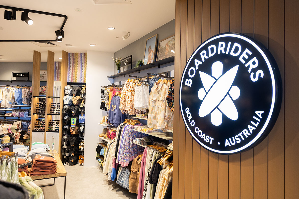 Boardriders store, Gold Coast Airport (image supplied)