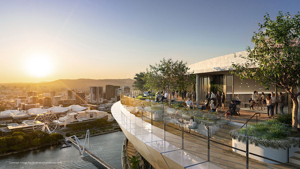 The Star Brisbane, Sky Deck Concept Image (image supplied)