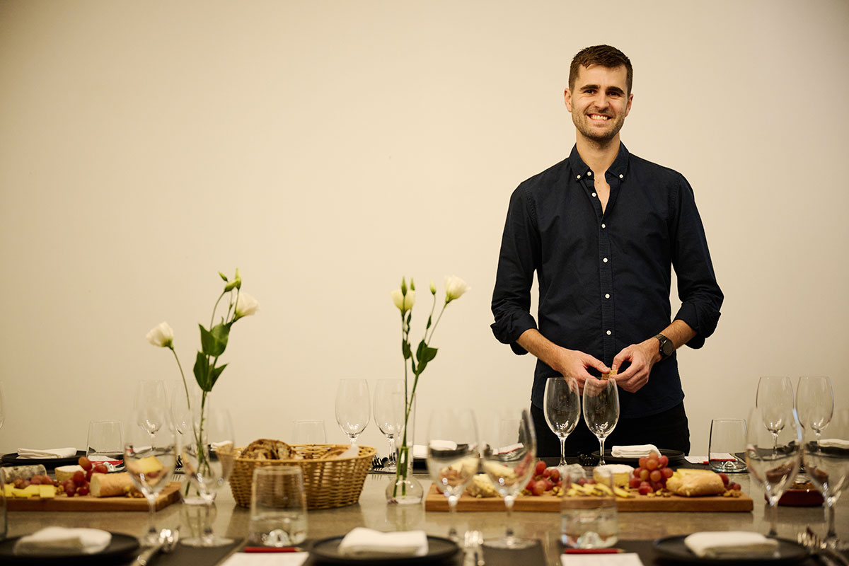 Adrien David, Owner of The Sommeliers Tasting Room (image supplied)