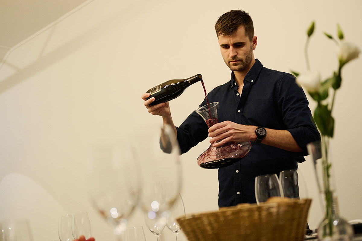 Adrien David, founder of The Sommelier's Tasting Room (image supplied)