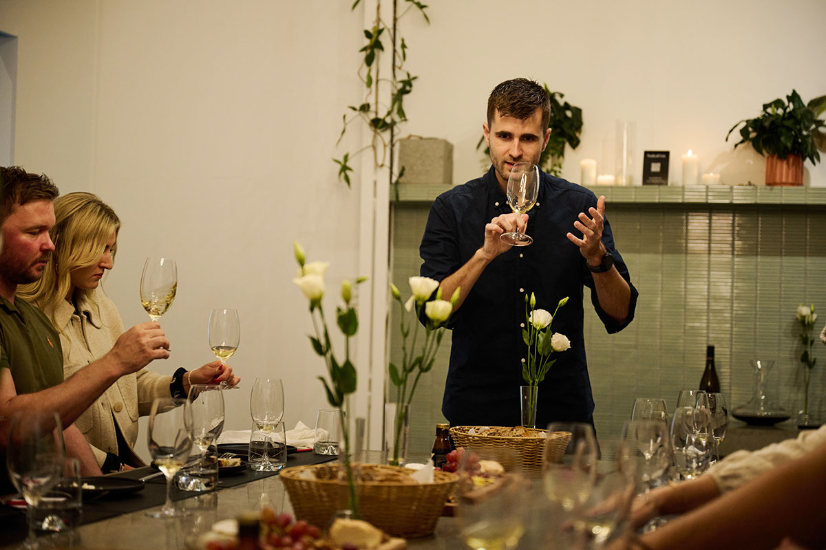 Adrien David, founder of The Sommelier's Tasting Room (image supplied)