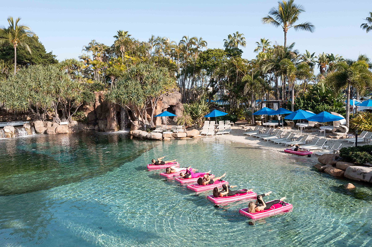 Aqua Sculpt Pool Pilates at JW Marriott Gold Coast Resort & Spa (image supplied)