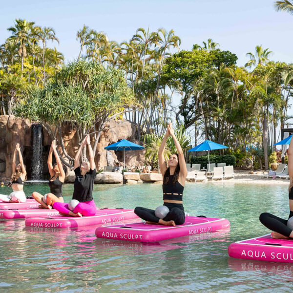 Aqua Sculpt Pool Pilates at JW Marriott Gold Coast Resort & Spa (image supplied)