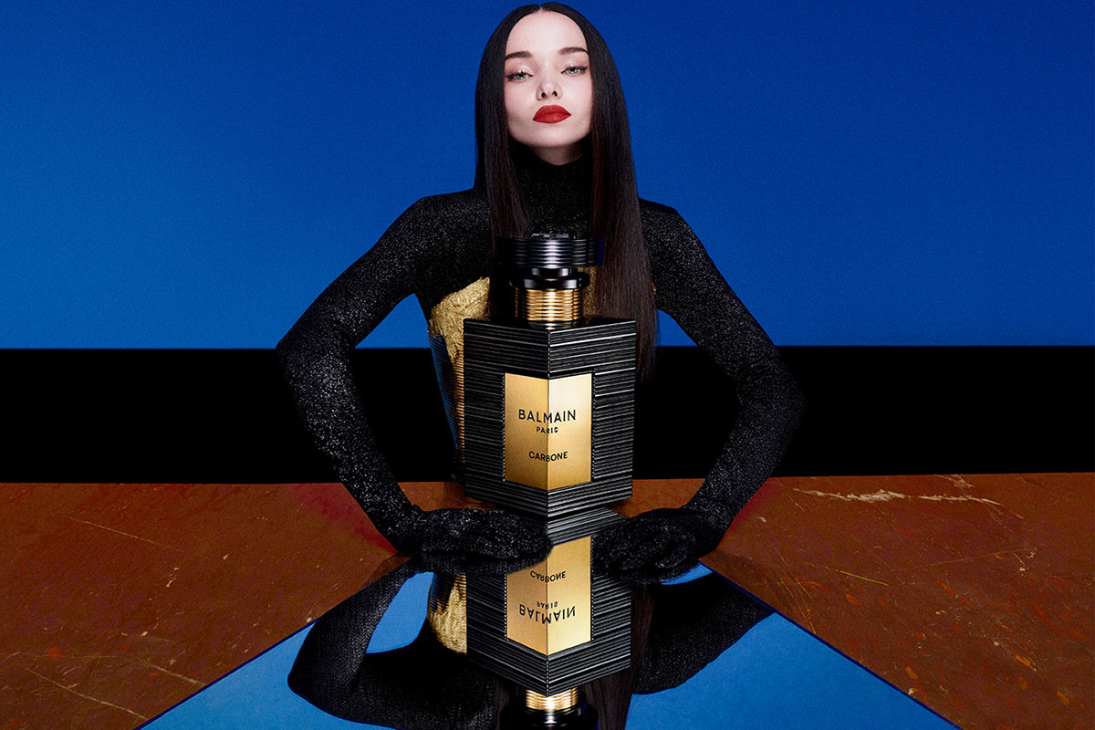 Balmain Launches Balmain Beauty, Dove Cameron, Carbone (image supplied)