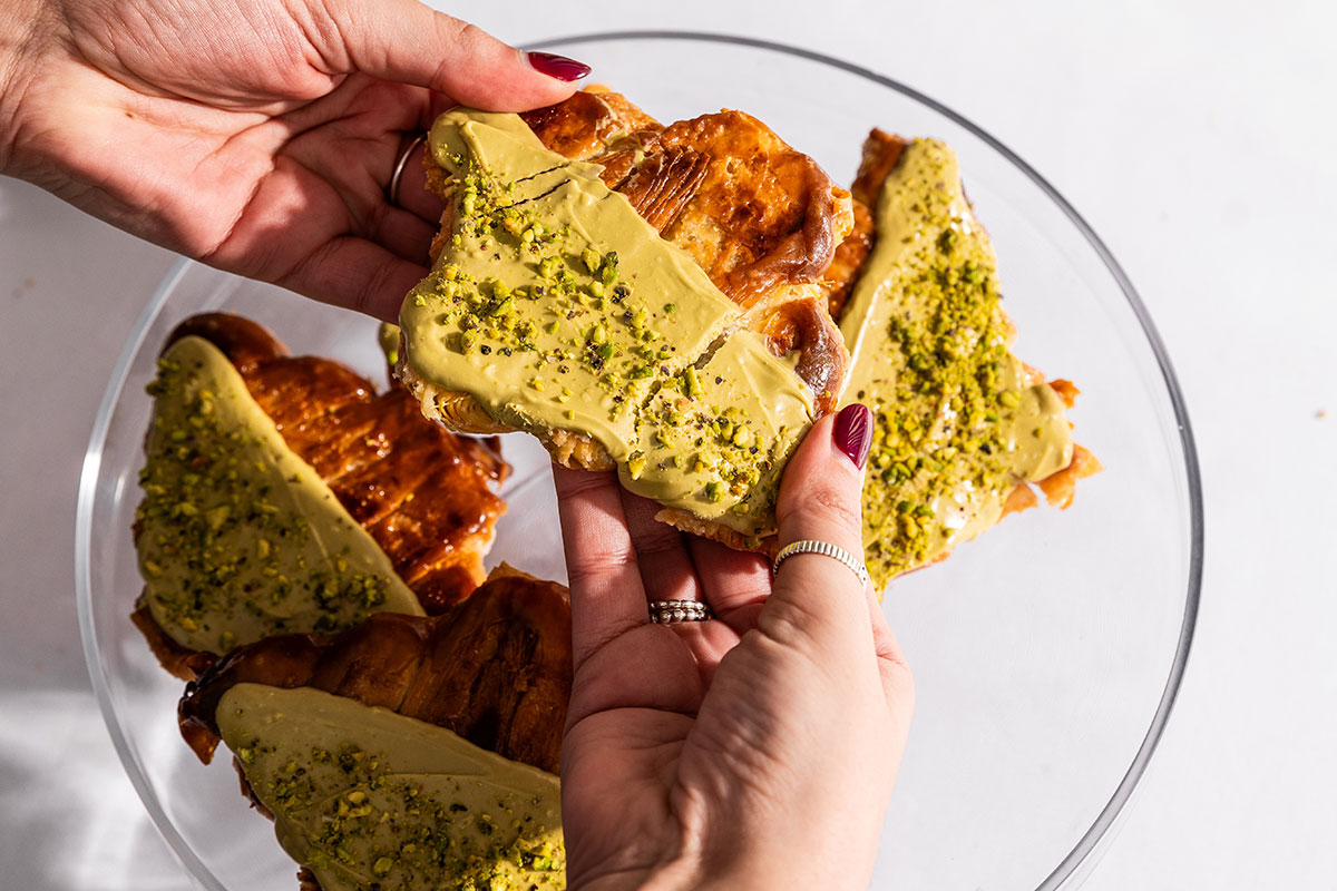 The Caramelised Croissant, QT Gold Coast x Pistachio Papi (image supplied)