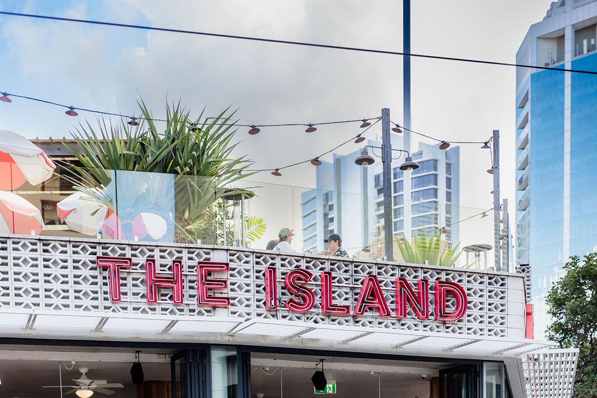 Above Sundays at The Island Rooftop, Surfers Paradise (image supplied)