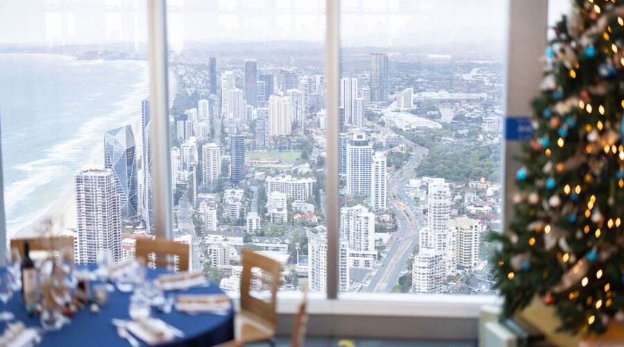 Corporate Christmas in the Clouds at SkyPoint (image supplied)