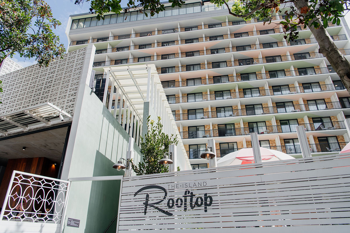 Above Sundays at The Island Rooftop, Surfers Paradise (image supplied)