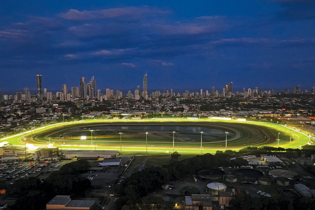 Night Racing at Gold Coast Turf Club (image supplied)