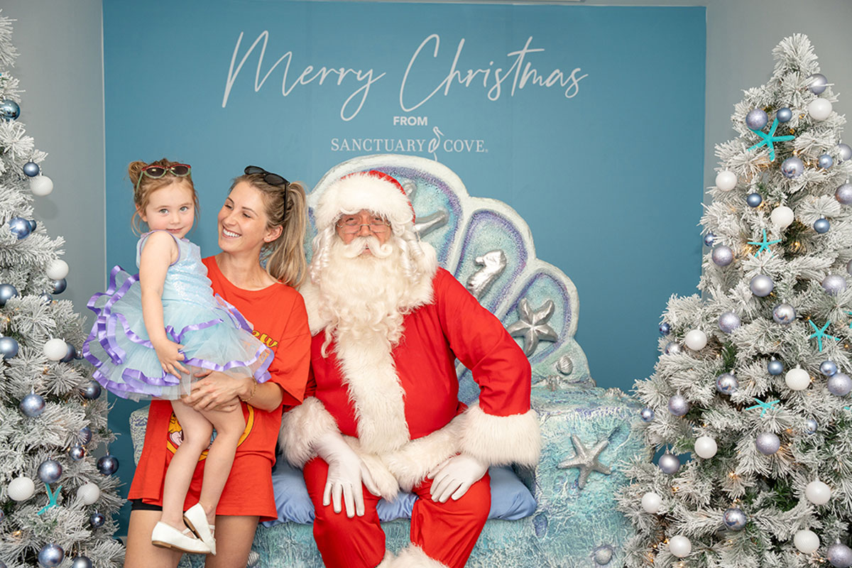 Santa photos at Sanctuary Cove (image supplied)