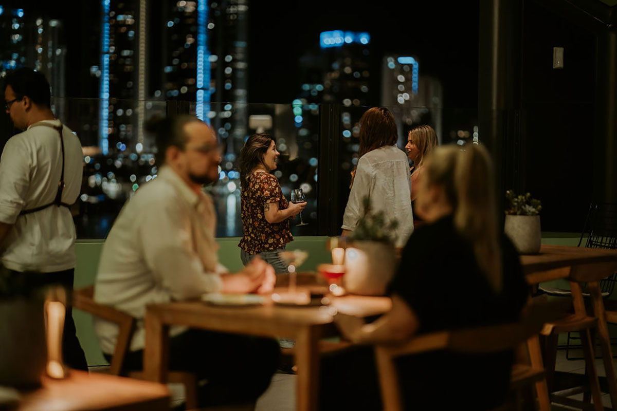 View from The Exhibitionist Bar, HOTA (image supplied)