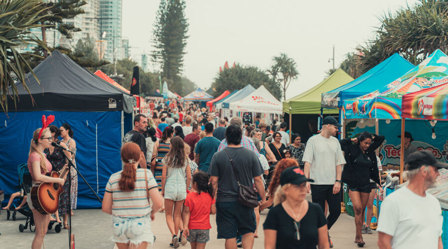 Surfers Paradise Christmas Twilight Markets (image supplied)