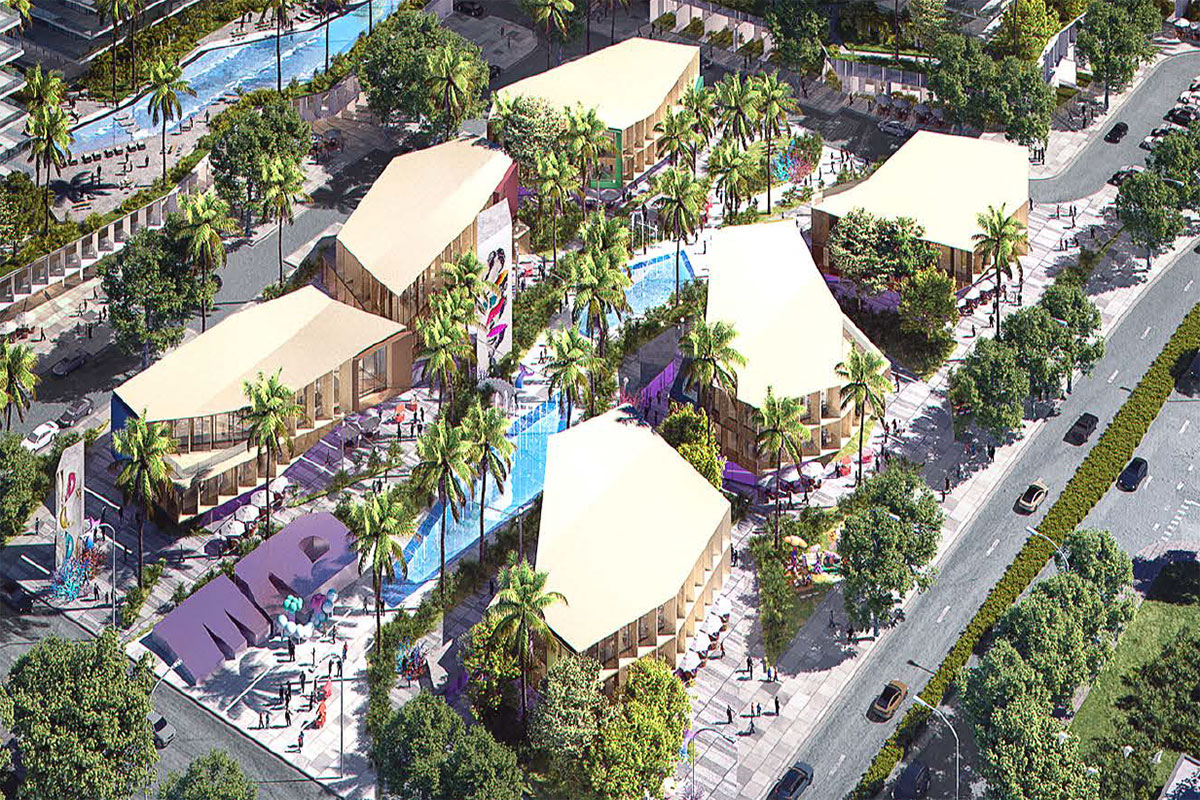 Renders of creative industries precinct at Miami (image supplied)